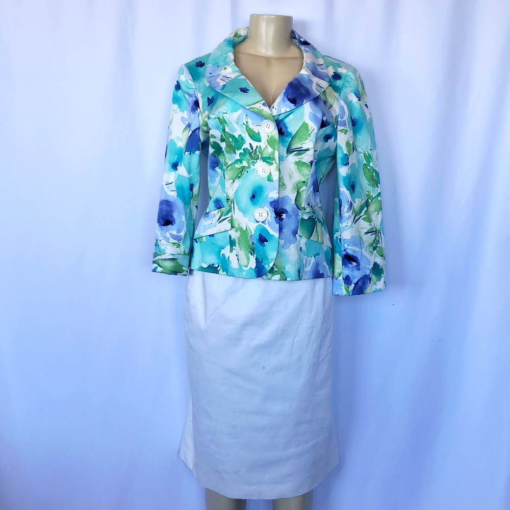 Women's Evan Picone skirt suit size 10